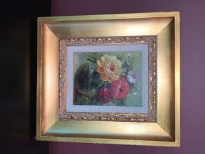 Oil on Canvas Floral Painting