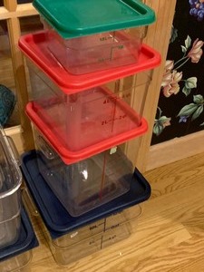 Restaurant Size Food Storage Bins