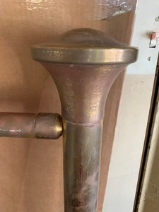Antique Twin Brass HeadboardFootboard
