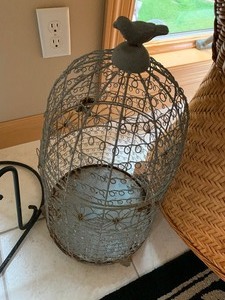 Two Decorative Bird Cages