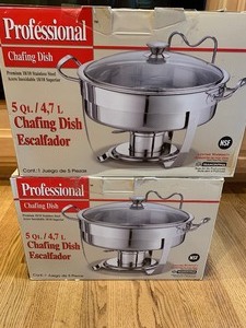 Two Professional Chafing Dishes (new in box)