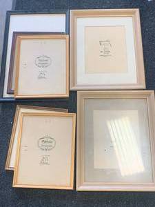 lot 17 image: Vintage Lot of 7 Picture Frames