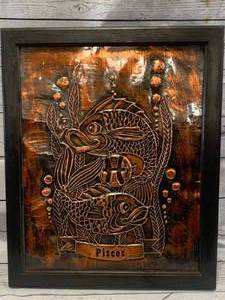 lot 25 image: Pisces Copper Artwork 18 12 x 22 12