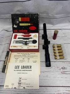 lot 64 image: Reloading Supplies, 12ga Shotgun Shell, Scope