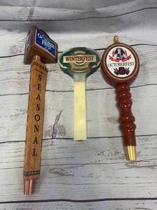 lot 84 image: Lot of 3 Vintage Beer Tap Handles
