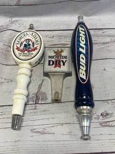 lot 91 image: Lot of 3 Vintage Beer Tap Handles