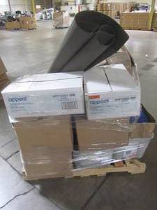lot 227 image: WHOLESALE MIXED PALLET OF HAND TOOLS, JANITORIAL SUPPLIES AND HOUSEWARES