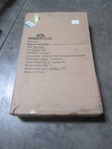 lot 854 image: Design House Brookings Plywood Ready to Assemble Shaker 30x18x12 in. 2-Door Wall Kitchen Cabinet in White 561662