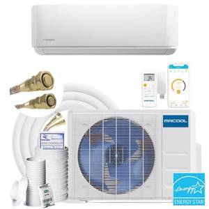 lot 301 image: Mr. Cool DIY Gen-3 23,000 BTU 20 SEER ENERGY STAR Ductless Mini Split Air Conditioner & Heat Pump w 25 ft. Install Kit 230-Volt, DIY24-HP-230B25