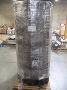 lot 321 image: Backyard X-Scapes 1 in. D x 6 ft. H x 8 ft. W Black Rolled Bamboo Fence HDD-BF13BLACK