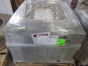 lot 323 image: Entire Pallet - Nantucket Pavers Patio-on-a-Pallet 120 in. x 120 in. Gray Variegated Dutch York-Stone Concrete Paver (Pallet of 44-Pieces) 31022