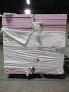 lot 101 image: Owens Corning FOAMULAR 250 2 in. x 2 ft. x 8 ft. R-10 Rigid Foam Board Insulation Sheathing, F-400 - 48 Pieces Total