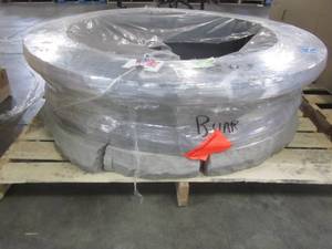 lot 109 image: Nantucket Pavers Ledgestone 47 in. Concrete Fire Pit Ring Kit Gray Variegated 72002