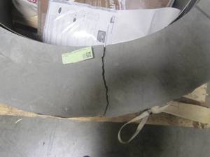 lot 113 image: Nantucket Pavers Ledgestone 47 in. Concrete Fire Pit Ring Kit Gray 72001