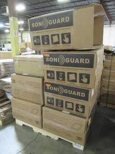 lot 176 image: WHOLESALE MIXED PALLET OF SONIGUARD SOUND DAMPENING CEILING INSULATION FOR DROP DOWN CEILINGS