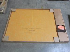 lot 126 image: Schluter KERDI-BOARD-KIT - Waterproofing Kit For Tub and Shower Walls KBKIT