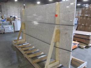 lot 127 image: VERY LARGE QUARTZ SLAB, Viatera, Aria 10C1-A1MS003, Approximately 130 x 65 x 1 18