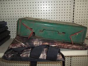 Camp Stove and Foam Deer Stand Seat