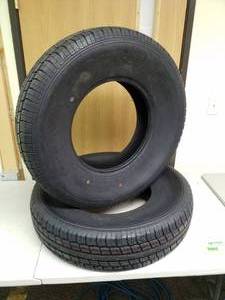 lot 402 image: Lot of (2) Rubbermaster RM77  ST23585R16 Tires