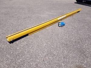 lot 625 image: Gorbel Metal Overhead Trolley Rail wth Trolley 1000lbs. Capacity