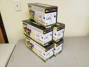 lot 742 image: Lot of (5) Quality Laser Cartridge CE505A HP Printer