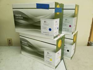 lot 744 image: Lot of (4) Laser Concepts Toner Cartridge HP Printer 700775