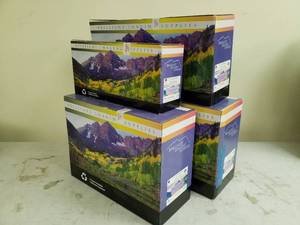 lot 745 image: Lot of (4) Brillian Imaging Supplies Toner Cartridge LCI CE278AG, Q7570AG, CC364XG HP Printer