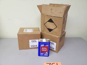lot 751 image: Lot of (3) Cases of Klean Strip Artists Solvent 1-qt. Can