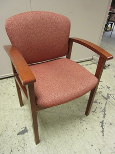 lot 407 image: HON CO. UPHOLSTERED ACCENT CHAIR