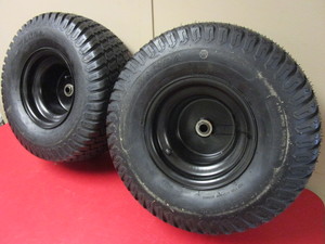 lot 434 image: WANDA 18 x 9 12 - NHS LAWNMOWER WHEELS AND TIRES - NEW