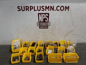 lot 261 image: 19 Parts Bins of Assorted Hardware