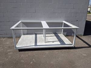 lot 254 image: Rolling Steel Work Table Base