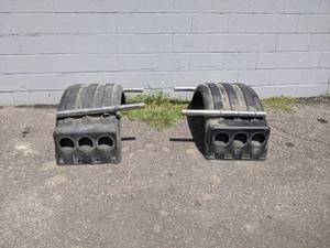 lot 249 image: (2) Semi Truck Fenders 20 Wide and 43 end to end