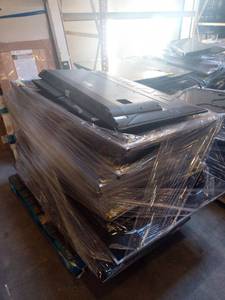 4 pallets bad TVs majority Large no remote or stands.  4 Pallets