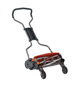 lot 1 image: FISKARS 18 in. Cut Manual Push Non-Electric Walk Behind Reel Mower
