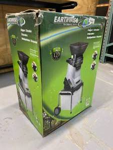 lot 16 image: EARTHWISE 1.25 in. 15 Amp Electric Corded Chipper Shredder