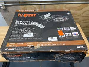 lot 12 image: CURT Basket Style Cargo Carrier.  60x24