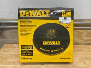 lot 34 image: DEWALT 18 in. Surface Cleaner for Gas Pressure Washers Rated up to 3700 PSI