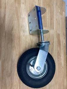 lot 56 image: SHEPHERD 8 in. Pneumatic Gate Caster with 200 lbs. Load Capacity