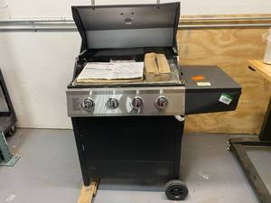 lot 59 image: DYNA-GLO 4-Burner Propane Gas Grill in Black