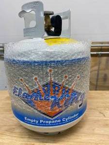 lot 64 image: FLAME KING 20 lbs. Empty Propane Cylinder with Overflow Protection Device
