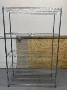 lot 78 image: HDX wire shelving 72x48x18
