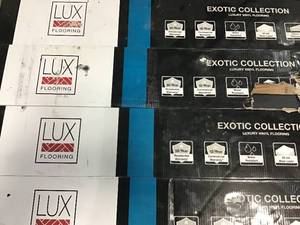 lot 9 image: PALLET WITH 55 CASES OF LUX FLOORING Barbados 6 in. x 36 in. x 3 mm (20 mil Wear Layer) Commercial Grade Luxury Vinyl Plank Flooring (24 sq. ft.case)