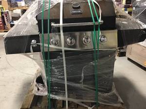lot 11 image: DYNA-GLO 4-Burner Propane Gas Grill in Black