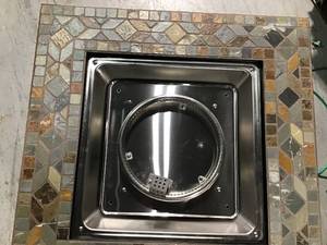 lot 27 image: HAMPTON BAY Crossridge 50,000 BTU Antique Bronze Finish Gas Fire Pit