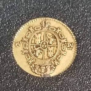 1788 M SPANISH GOLD 12 ESCUDO IN AIRTITE 1.69g - 87.5% gold