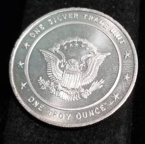 1 TROY OZ. .999 FINE SILVER BRAIDED HAIR TRADE UNIT