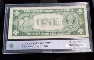 1935-F BLUE SEAL US CURRENCY $1 SILVER CERTIFICATE