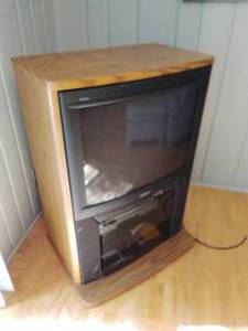 lot 54 image: TV, DVDVHS player