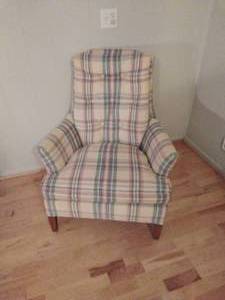 lot 56 image: Wingback Chair